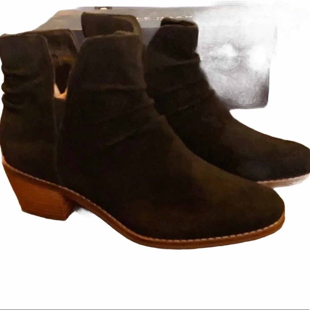 Cole Haan Alayna Slouch Suede Bootie - Picture 2 of 8